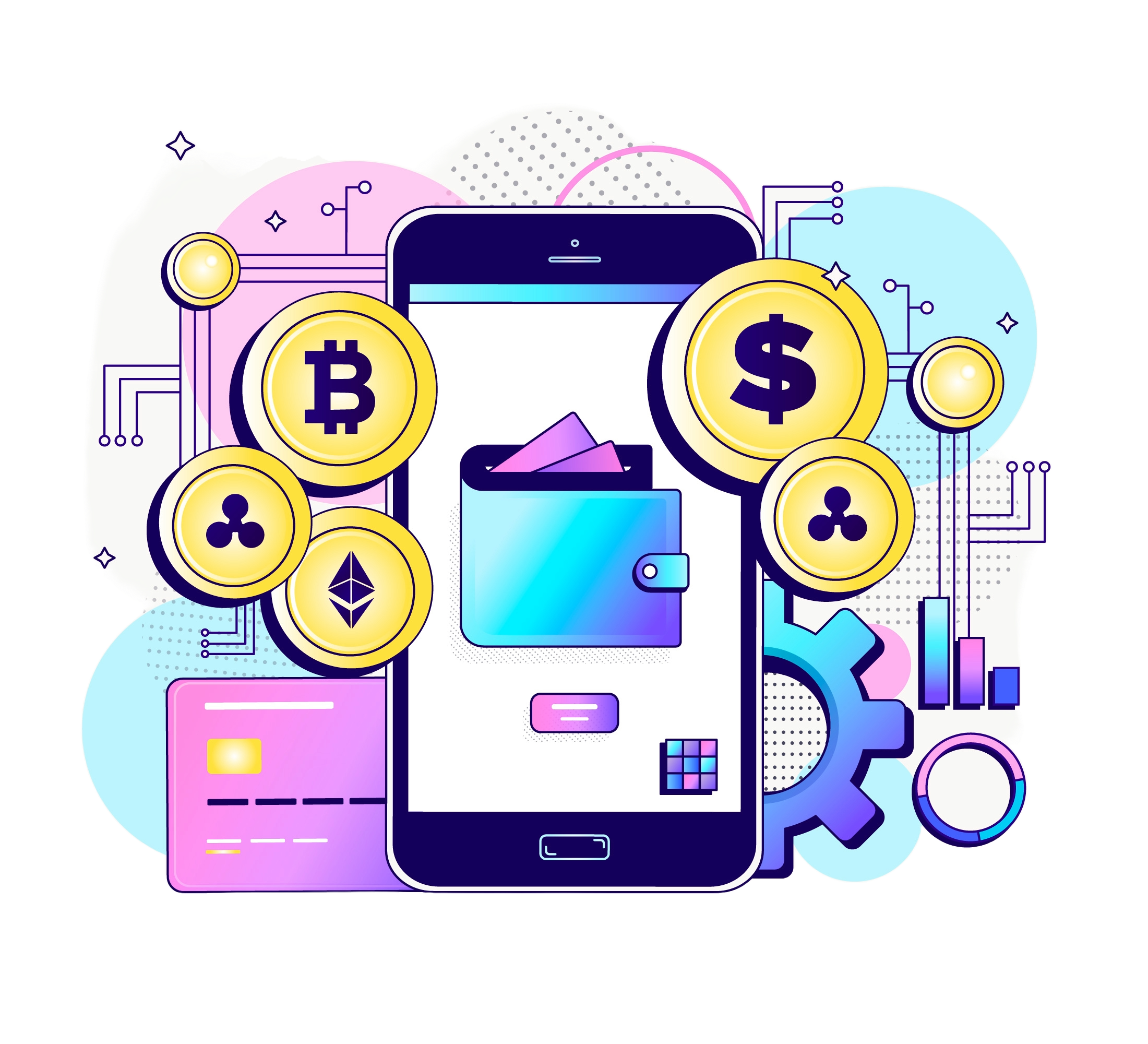 Fiat to crypto payment processing